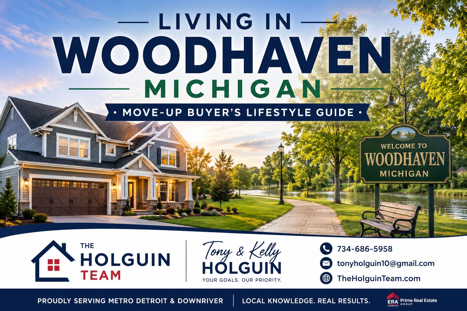 Living in Woodhaven Michigan move-up buyer lifestyle guide